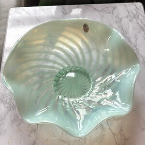 Elegant Mint Green Decorative Bowl